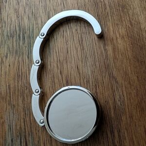 Silver Purse Hook - 9pk